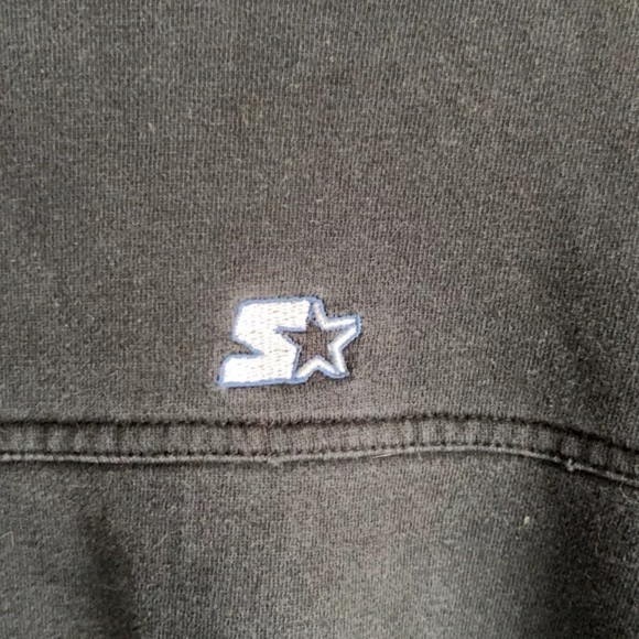 Vtg Black Starter w/Logo Crewneck Sweatshirt Men's Large READ ALL - Picture 3 of 8